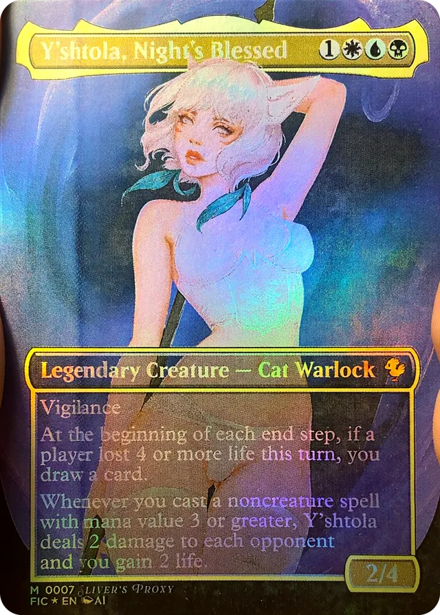 CLP foil print of Y'shtola, Night's Blessed